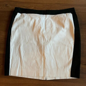 RW&CO Black/White Mini Stretch Lining Skirt